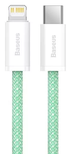 Кабель USB PD Baseus Dynamic Series Fast Charging Data 20W USB Type-C - Lightning Cable Green (CALD000006) - фото 2