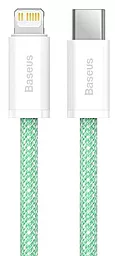 USB PD Кабель Baseus Dynamic 20W USB Type-C - Lightning Cable Green (CALD000006) - мініатюра 2