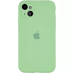 Чехол Silicone Case Full Camera for Apple IPhone 14 Plus Mint