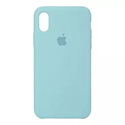 Чехол Silicone Case Full для Apple iPhone XR Sea Blue - фото Чехол Silicone Case Full для Apple iPhone XR Sea Blue
