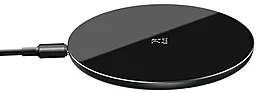 Беспроводное (индукционное) зарядное устройство Baseus Simple Wireless Charger 15W Black (WXJK-B01) - миниатюра 2