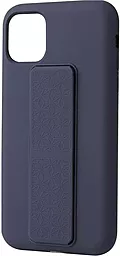 Чохол Epik Silicone Case Hand Holder Apple iPhone 11 Pro Max Midnight Blue