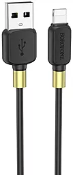 Кабель Borofone BX59 USB-A - Lightning 12w 2.4a 1м cable Black