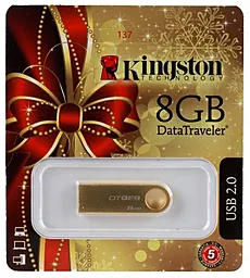 Флешка Kingston 8Gb DataTraveler GE9  (DTGE9/8GB) Gold - миниатюра 4