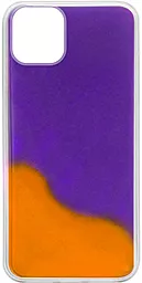Чехол Epik Neon Sand glow in the dark Apple iPhone 12, iPhone 12 Pro Purple/Orange