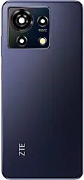 Задняя крышка корпуса ZTE Blade V50 Vita со стеклом камеры, Original Black - фото Задняя крышка корпуса ZTE Blade V50 Vita со стеклом камеры, Original Black