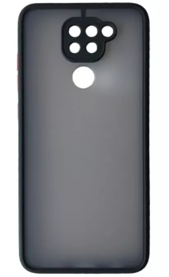 Чохол 1TOUCH Gingle Matte для Xiaomi Redmi Note 9 Black/Red - фото 1