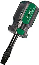 Отвёртка Pro'sKit шлицевая 89120A, SL 6 мм, 40 мм - фото Отвёртка Pro'sKit шлицевая 89120A, SL 6 мм, 40 мм