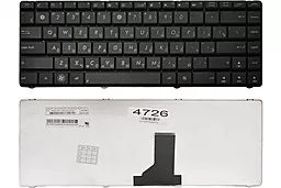 Клавиатура для ноутбука Asus UL30 UL30A UL80 A42 K42 K42D K42F K42J K43 N82 X42 A43 N43 X43 Original черная