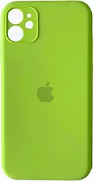 Чехол Silicone Case Full Camera для Apple iPhone 12 Mini Party Green