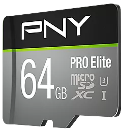 Карта памяти PNY microSDXC PRO Elite 64GB (P-SDU64GV31100PRO-GE) - миниатюра 2