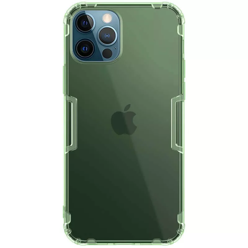 Чехол Nillkin Nature Series Apple iPhone 12 Pro Max Clear/Dark Green