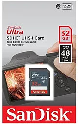 Карта пам'яті SanDisk SDHC 32GB Ultra Lite Class 10 UHS-I (SDSDUNR-032G-GN3IN) - мініатюра 3