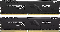 Оперативная память HyperX 16GB (2x8GB) DDR4 2400MHz Fury Black (HX424C15FB3K2/16) - миниатюра 2