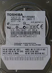 Жорсткий диск для ноутбука Toshiba 160 GB 2.5 (MK1655GSX)