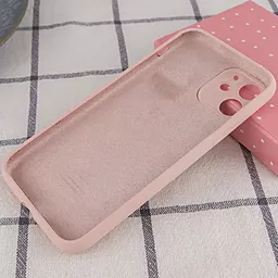 Чехол Silicone Case Full Camera для Apple iPhone 12 Pink Sand - миниатюра 2 Чехол Silicone Case Full Camera для Apple iPhone 12 Pink Sand - миниатюра 2