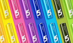 Батарейки Xiaomi AA (R6) Zi5 Rainbow Alkaline 1шт - миниатюра 4