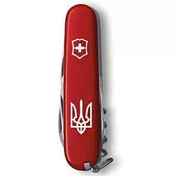 Мультитул Victorinox Camper Ukraine (1.3613_T0010u) Червоний Тризуб білий - мініатюра 4