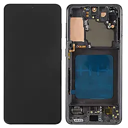 Дисплей Samsung Galaxy S21 G991 с тачскрином и рамкой, (OLED), Black - фото Дисплей Samsung Galaxy S21 G991 с тачскрином и рамкой, (OLED), Black
