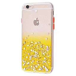 Чехол Wave Sparkles Case для Apple iPhone 6, iPhone 6S Yellow