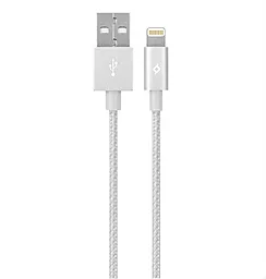 Кабель Ttec Alumi USB-A - Lightning 12w 2.4a 1.2м cable Silver (2DKM02G) - фото Кабель Ttec Alumi USB-A - Lightning 12w 2.4a 1.2м cable Silver (2DKM02G)