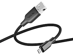 Кабель Ridea RC-AI21 AirSiliconePro USB-A - micro USB 15w 3a 1м cable Black - фото Кабель Ridea RC-AI21 AirSiliconePro USB-A - micro USB 15w 3a 1м cable Black