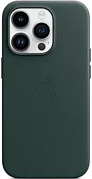 Чохол Apple Leather Case with MagSafe for iPhone 14 Pro Forest Green