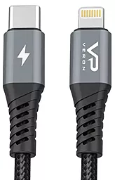 Кабель USB PD Veron CL09s 20w 3a USB Type-C - Lightning cable black