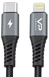 Кабель Veron CL09s USB Type-C - Lightning 20w 3a 1м PD сable Black