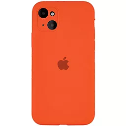 Чехол Silicone Case Full Camera for Apple IPhone 13 Kumquat