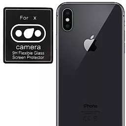 Гибкое защитное стекло на камеру Apple iPhone X, iPhone XS, iPhone XS Max