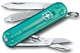 Мультитул Victorinox Classic SD Transparent Tropical Surf (0.6223.T24G) - фото Мультитул Victorinox Classic SD Transparent Tropical Surf (0.6223.T24G)