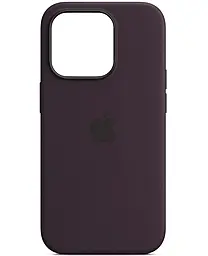 Чехол Silicone Case Full with MagSafe and SplashScreen для Apple iPhone 14 Pro Elderberry - фото Чехол Silicone Case Full with MagSafe and SplashScreen для Apple iPhone 14 Pro Elderberry