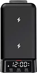 Бездротовий (індукційний) зарядний пристрій EasyLife A60 25w 4-in-1 + годинник black