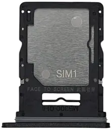 Слот (лоток) SIM-карти Xiaomi Redmi Note 14 5G / Poco M7 Pro 5G Dual Sim Midnight Black - фото Слот (лоток) SIM-карти Xiaomi Redmi Note 14 5G / Poco M7 Pro 5G Dual Sim Midnight Black