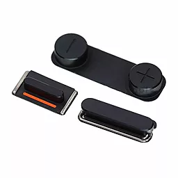 Набор внешних кнопок Apple iPhone 5 комплект 3 шт Black