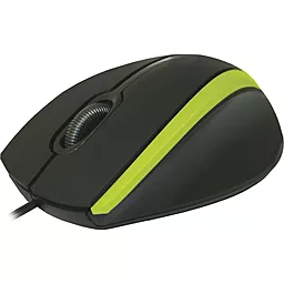 Компьютерная мышка Defender #1 MM-340 Black-Green (52346) USB - фото Компьютерная мышка Defender #1 MM-340 Black-Green (52346) USB