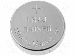 Батарейки Maxell 1142 (301) (386) (LR43) 1шт 1.5 V