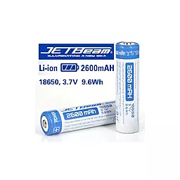 Аккумулятор JetBeam Li-ion 18650, 3.7V, 2600mAh 1шт - фото Аккумулятор JetBeam Li-ion 18650, 3.7V, 2600mAh 1шт