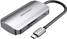 Мультипортовый USB Type-C хаб Vention 6-in-1 gray (TNHHB)