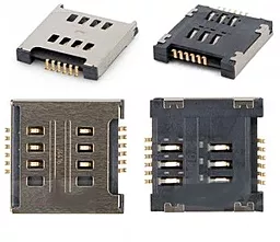 Коннектор SIM-карты LG D285 / D325 / D380 / E455 / E615 / P715 / T370 / T375 Dual SIM