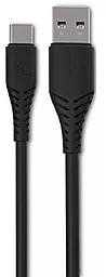 Кабель MAKE USB-A - Type-C 12w 2.4a 1м Black (MCB-CP1B) - фото Кабель MAKE USB-A - Type-C 12w 2.4a 1м Black (MCB-CP1B)