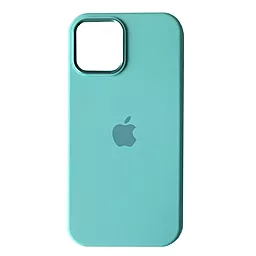 Чехол Epik Silicone Case Metal Frame для iPhone 14 Plus Azure