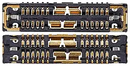 Конектор материнської плати Apple iPhone 16 Pro / iPhone 16 Pro Max для шлейфу зарядки, 2*11 pin - фото Конектор материнської плати Apple iPhone 16 Pro / iPhone 16 Pro Max для шлейфу зарядки, 2*11 pin