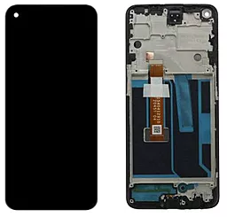 Дисплей OnePlus Nord N10 (BE2025, BE2026, BE2028, BE2029) з тачскріном і рамкою, оригінал, Black