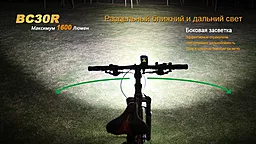 Велосипедный фонарь Fenix BC30R CREE XM-L2 (T6) Black - миниатюра 5