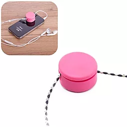 Органайзер для навушникiв ExtraDigital Cable Clips CC-928 Pink - мініатюра 4