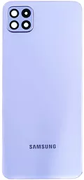 Задняя крышка корпуса Samsung Galaxy A22 5G A226 со стеклом камеры Violet - фото Задняя крышка корпуса Samsung Galaxy A22 5G A226 со стеклом камеры Violet