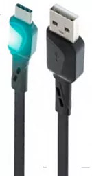 Кабель USB MOXOM MX-CB73 LED USB Type-C Cable Black