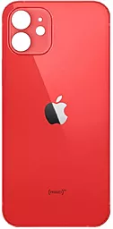 Задняя крышка корпуса Apple iPhone 12 mini (small hole) Red - фото Задняя крышка корпуса Apple iPhone 12 mini (small hole) Red